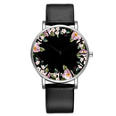 BAOSAILI B-9014 Unisex Wrist Watch Flower Picture Dial Display Quartz Watch