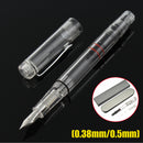 Caliarts Ego Demonstrator Transparent Piston Fountain Pen Big Ink Volume 0.38mm/0.5mm Nib Fountain Pen