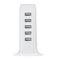 5 Port 4A USB Desktop Charger Quick Charging Station ABS Stand Charger