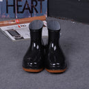 Men Rain Boots Casual Non-Slip Breathable Waterproof Outdoor Slip on Ankle Boots