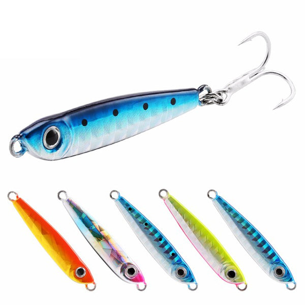 SeaKnight SK302 5pcs/set 8g 50mm Fishing Lure Hard Bait Sinking Spoon With BKK Hooks