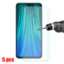 Bakeey 5pcs 9H Anti-explosion Anti-scratch Tempered Glass Screen Protector for Xiaomi Redmi Note 8 Pro