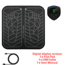 EMS Foot Massager Mat Electric Foot Massager Pedicure Vibrator Wireless Foot Muscle Stimulator Unisex Electric Massager