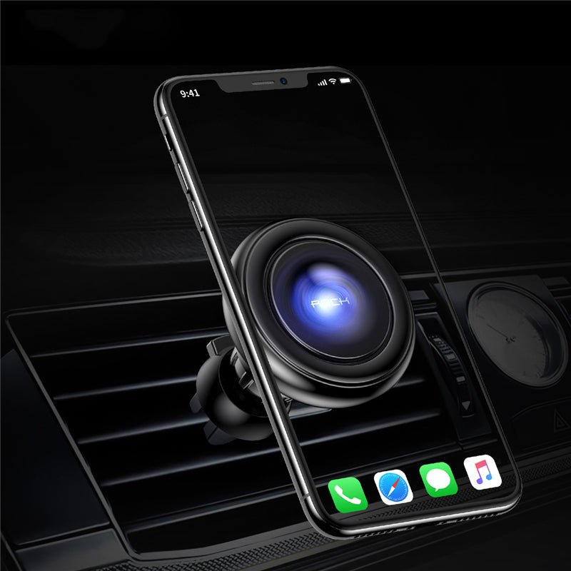 Rock Vacuum Adsorption Airbag Air Vent Car Phone Holder 360 Rotation For 4.0-6.8 Inch Smart Phone iPhone Samsung