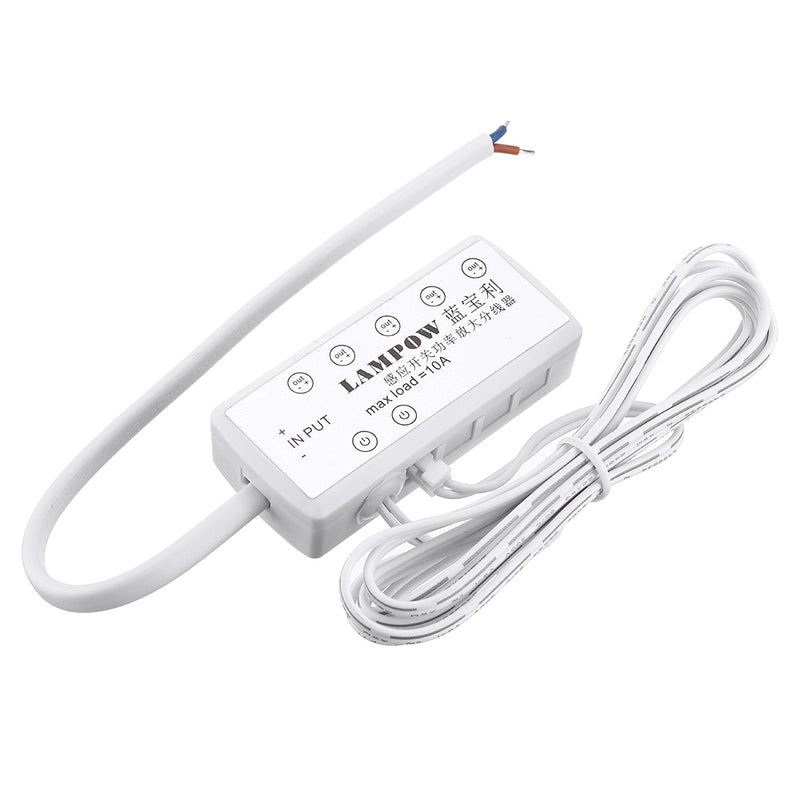 Lampow LP-5815 DC5-24V Inductive Switch Power Amplification Splitter (1 to 5)