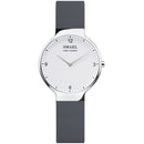 SMAEL 1835 Simple Women Fashion Silicone Strap Thin Dial Waterproof Quartz Watch