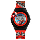 SKMEI 1376 Cartoon Car Children Digital Watch Creative Date Display Fashion Watch