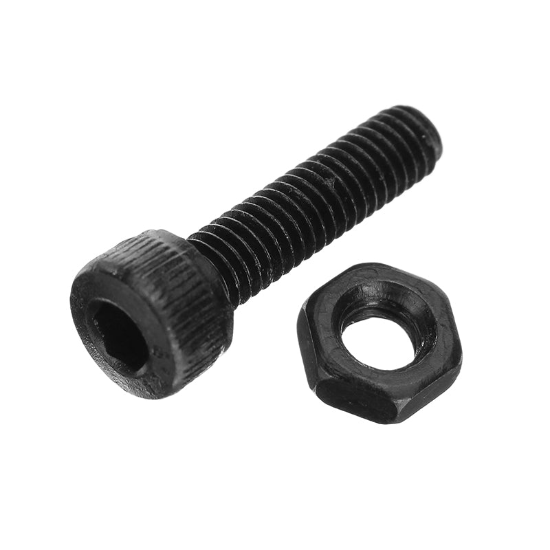 Suleve M4CH1 M4 Carbon Steel Hex Socket Cap Screws Bolts Nuts Assortment Kit 250Pcs