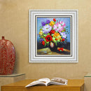 40x50cm 3D Silk Ribbon Flowers of Spring Cross Stitch Kit Embroidery DIY Handwork Home Decoration