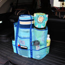 Swimming Handbag Women Mesh Beach Bag Cosmetic Pouch Portable Surfing Storage Tote Bags For Balls Beach Mat & Kids Toys