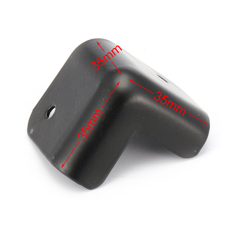 8pcs Black Hard Steel Guitar Amp Amplifier Speaker Cabinet Corners Protector