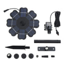2.5W 220L/H 12V Solar Panel Water Pump Pond Garden Floating Fountain Submersible Pump