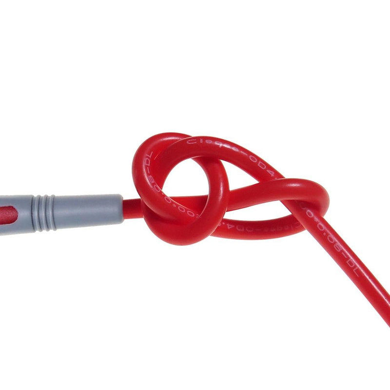 Cleqee P1505B 1000V/10A 150cm Universal Double Silicone Wrap with Sharp Needle Multimeter Probe Test Lead for Digital Multimeter