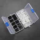 Suleve M3NH6 300Pcs M3 Nylon Screw White&Black Hex Screw Nut PCB Standoff Spacer Assortment Kit