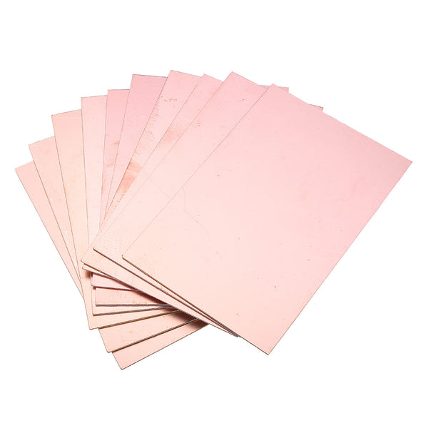 10pcs 10x15cm Double-sided Copper PCB Board FR4 Fiberglass Board