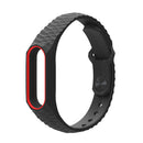 Bakeey 3D Silicone Double Color Replacement Strap Wristband for Xiaomi Miband 2