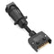 7 Pin Flat Male To 7 Pin Round Female Trailer Adapter Electric Towing Converter