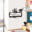 Miico FX3032 Halloween Sticker Creative Wall Sticker Removable For Bedroom Living Room Decoration