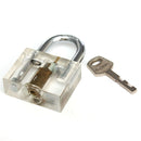 DANIU Disc Type Padlock Training Lock Transparent Cutaway Inside View of Practice Lock Pick Tools