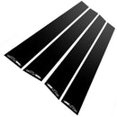 6Pcs Black Pillar Posts Set Cover Door Coating for BMW 5-Series PC Trim Window