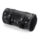 Motorcycle Front Fork Tool Saddlebags Pouch Luggage Black Leather For Harley