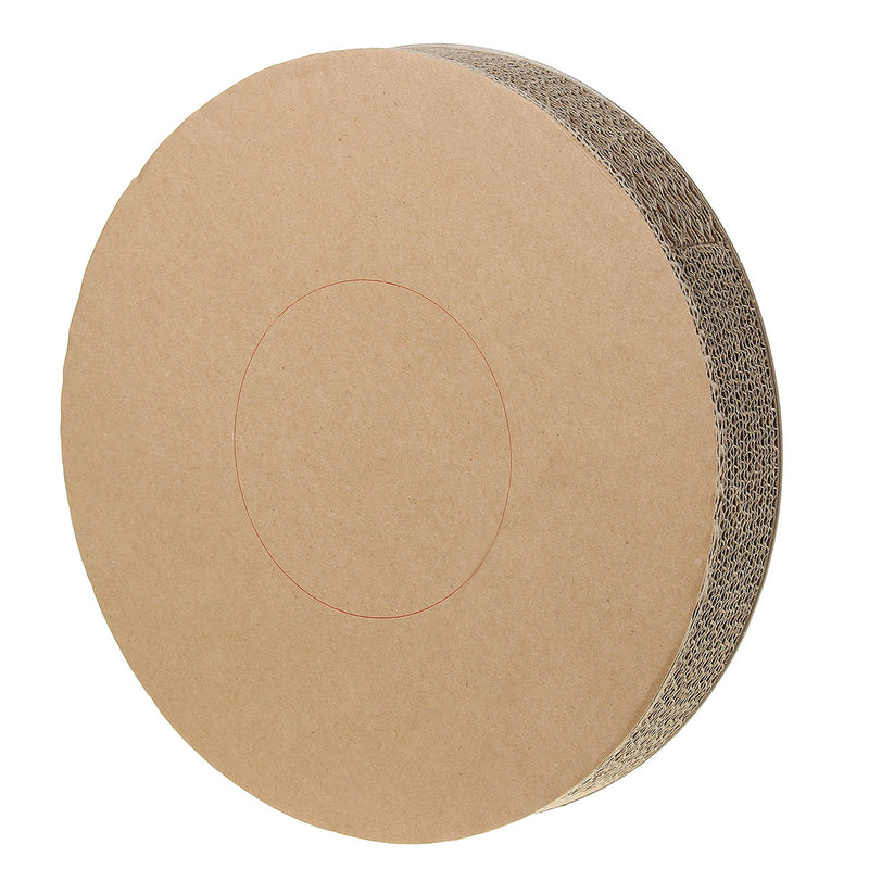 30*30*6cm/35*35*6cm Cat Scratching Board Wear Resistant Corrugated Material Pet Toys