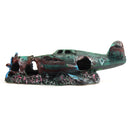 ZANLURE Large Plane Wreck Fish Tank Decoration Resin Aquarium Decorations
