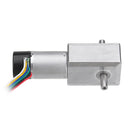 Machifit JGY-370 DC 24V Double Shaft Motor Reduction Gear Turbine Worm Self-locking Low Speed Motor