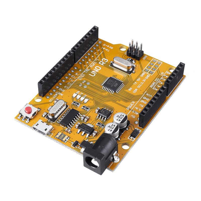 ATmega328P UNO R3 Development Board Improved Version Enhanced SCM Yellow Module