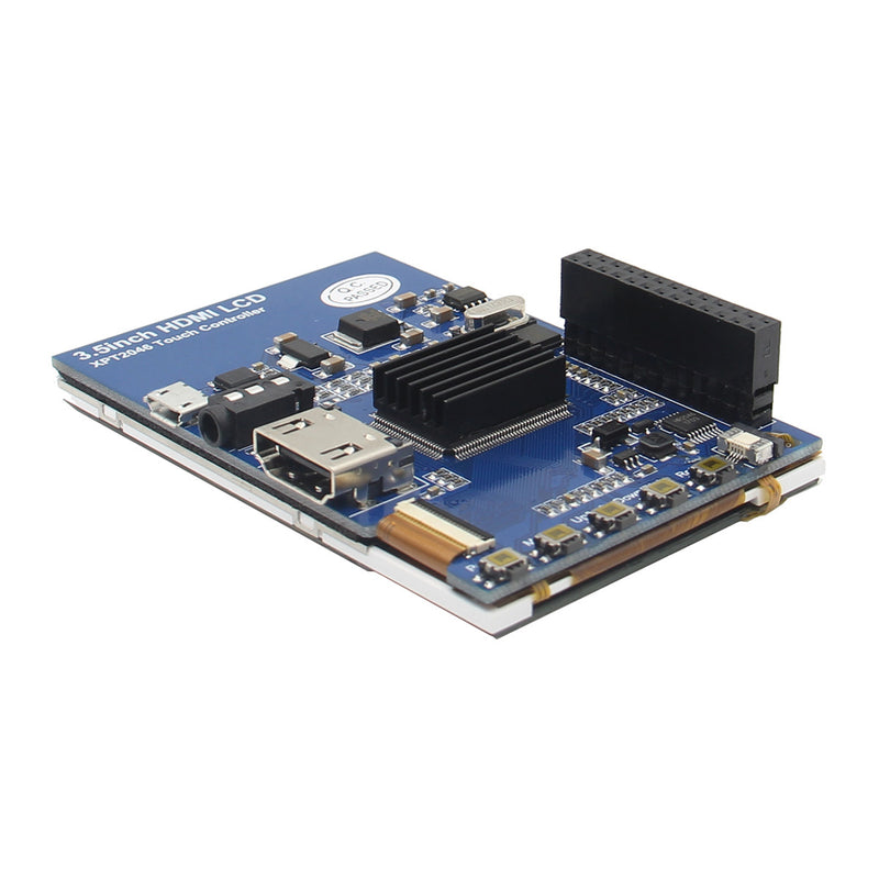 3.5 Inch HD Touch Screen 480x320@60fps + Acrylic Case Kit For Raspberry Pi 3 Model B / 2 Model B