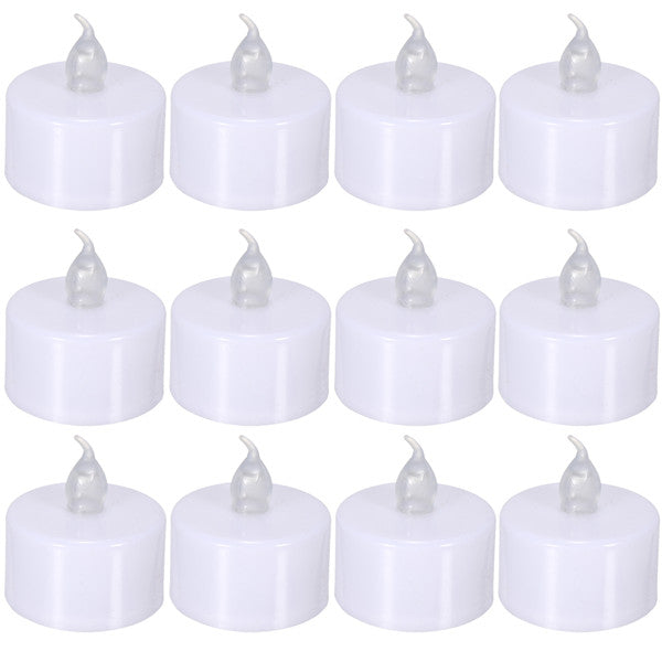 12 Pcs Battery Operated LED Flameless Candles Tea Light Party Wedding Christmas Decor