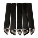 5pcs 5/16 Inch Shank TCMT0902 Lathe Indexable Carbide Inserts and Turning Tool Holders