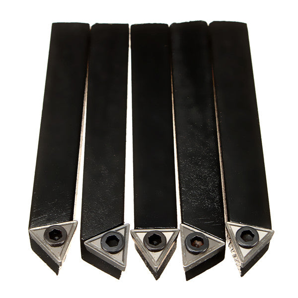 5pcs 5/16 Inch Shank TCMT0902 Lathe Indexable Carbide Inserts and Turning Tool Holders