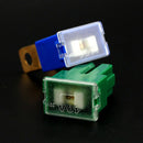 9Pcs 30-100A ABS+Copper Auto Male Female Fuse 7 Colors PAL Replacement Accessories