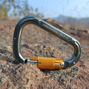 Xinda Outdoor Safety Buckle Carabiner Automatic Lock For Mountaineering Rock Climbing Alloy Ring