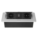 Socket Floor Table Socket 2 EU Plug & 2 USB Socket Charger