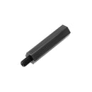 Suleve M4NH4 110Pcs M4 Nylon Hex Screw Black/White Female to Male PCB Standoff Column Set