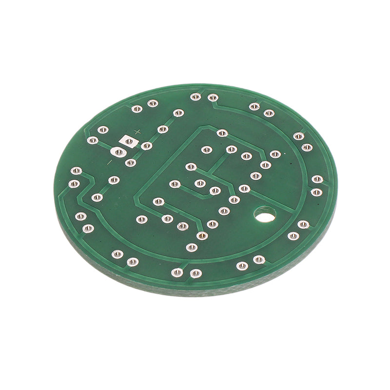 5pcs DIY Electronic Kit Set LED Round Water Light Production Kit for Skill Training Soldering Practice Parts
