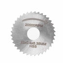 Drillpro 10Pcs HSS Circular Saw Blade Set Cutting Disc Wheel with 3.175 and 6.35mm Mandrels