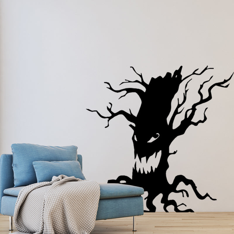 Miico FX3014 Halloween Sticker Cartoon Sticker Ghost Tree Pattern Removable  Wall Stickers