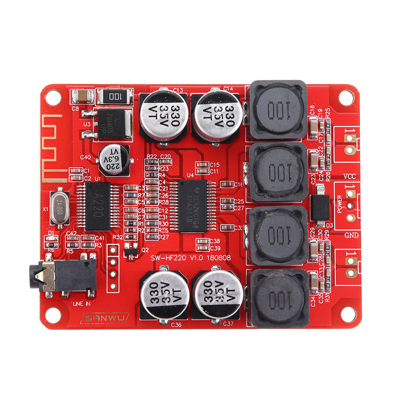 bluetooth 5.0 Digital Power Amplifier Board 2x30W Stereo TPA3118 HF220