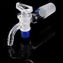 24/29Glass Adapter Vacuum Flow Control Adapter with Glass Stopcock Male Ground Joint to Right Angle Hose Connection