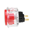 10Pcs Red 24mm Push Button for Arcade Game Console Controller DIY
