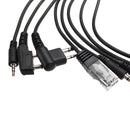 8 In 1 USB Programming Cable for Baofeng for Motorola for Kenwood TYT QYT Radio