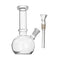 Hot Water Pipe Glass B ong H ookah S moking Pipe Shisha T obacco Bowl B ottle Set