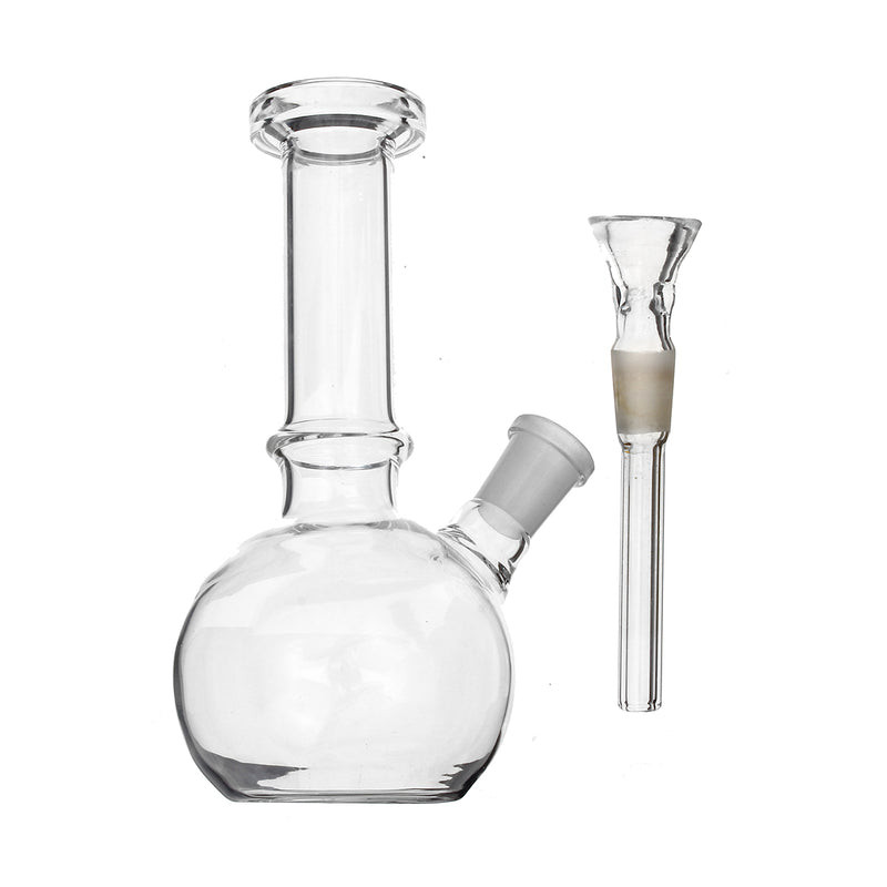 Hot Water Pipe Glass B ong H ookah S moking Pipe Shisha T obacco Bowl B ottle Set