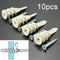 10Pcs Nylon Plate Board Cavity Wall Plug Fixing Speed A Anchor With Screws