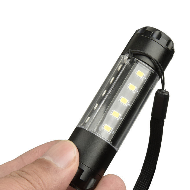XANES 3509-B XPE+20*COB 1000Lumens 6Modes Brightness Tactical EDC LED Flashlight