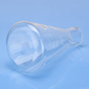 250mL Lab Glass Erlenmeyer Conical Flask Bottle w/ Rim Borosilicate Laboratory Glassware