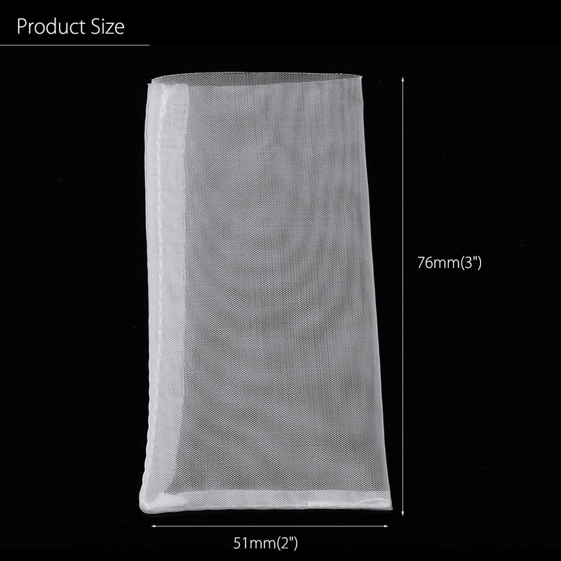 20Pcs 160u 2'' x 3'' Reusable Rosin Press Filter Tea Bags Nylon Mesh Micron Screen Rosin Bag